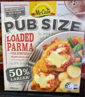 Mängden socker i Pub Size Loaded Parmigiana