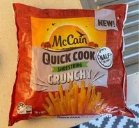 Mängden socker i Quick cook shoestring