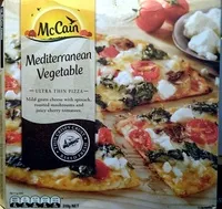 Mängden socker i Mediterranean Vegetable Ultra Thin Pizza