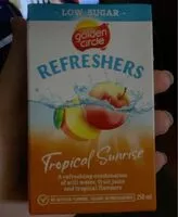Mängden socker i Refreshers Tropical Sunrise