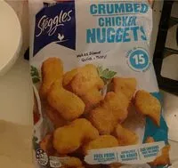 Mängden socker i Crumbed chicken nuggets