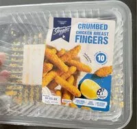 Mängden socker i Crumbed Chicken Breast Fingers