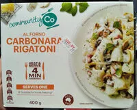 Mängden socker i Al Forno Caronara Rigatoni