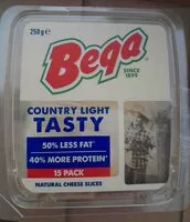 Mängden socker i Bega country light tasty cheese