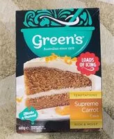 Mängden socker i Supreme Carrot Cake