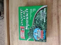 Mängden socker i Chopped spinach leaf