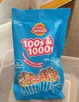 Mängden socker i 100s & 1000s