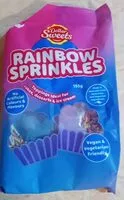 Mängden socker i Rainbow Sprinkles