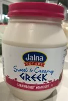 Mängden socker i sweet and creamy Greek strawberry yoghurt