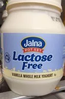 Mängden socker i Jalna Whole Milk Yoghurt Lactose Free Vanilla 1kg
