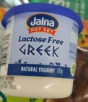 Mängden socker i Lactose free greek yoghurt