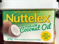 Mängden socker i Nuttelex with coconut oil