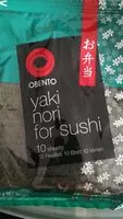 Mängden socker i Yaki Nori for Sushi Sheets