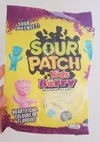 Mängden socker i Sour patch kids Berry