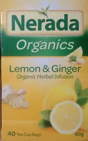 Mängden socker i Lemon & Ginger Organic Herbal Infusion