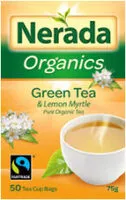 Mängden socker i Nerada Organic Green Lemon Myrtle Tea Bag 50'S