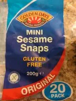 Mängden socker i Mini sesame snaps