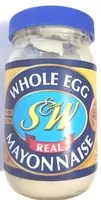 Mängden socker i S &W Real Whole Egg Mayonnaise