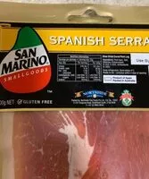 Mängden socker i Spanish Serrano