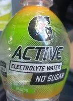 Mängden socker i G Active Electrolyte Water No Sugar Mango