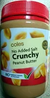Mängden socker i Peanut Butter Crunchy - No added Salt
