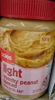 Mängden socker i Light Crunchy Peanut Spread - 30% Less Fat