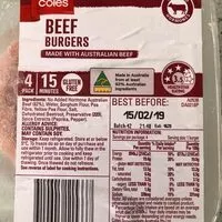 Mängden socker i Beef burgers