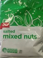 Mängden socker i Salted Mixed Nuts