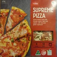 Mängden socker i Coles Supreme Pizza
