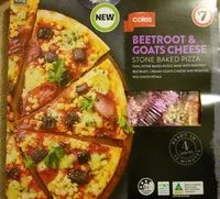 Mängden socker i Coles Beetroot & Goats Cheese Stone Baked Pizza