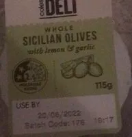 Mängden socker i Whole Silician Olives with Lemon and garlic