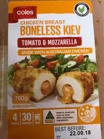 Mängden socker i Chicken breast bonelees kiev tomato & mozzarella