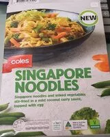Mängden socker i Singapore Noodles