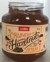 Mängden socker i Crunchy hazelnut spread