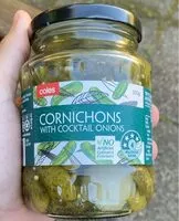 Mängden socker i Cornichons with cocktail onions