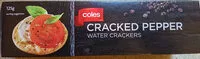 Mängden socker i Cracked Pepper Water Crackers