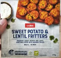 Mängden socker i Sweet potato and lentil fritters