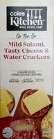 Mängden socker i Mild Salami, Tasty Cheese & Water Crackers