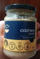 Mängden socker i Cashew butter