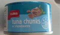 Mängden socker i tuna chunks in springwater