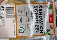 Mängden socker i Sandwich schnitzel