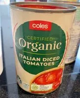 Mängden socker i Organic italian diced tomatoes