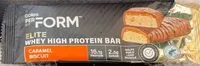 Mängden socker i Elite Whey High Protein Bar - Caramel Biscuit