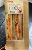 Mängden socker i Chicken and salad