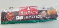 Mängden socker i Giant Sausage Roll