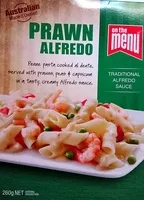 Mängden socker i Prawn Alfredo