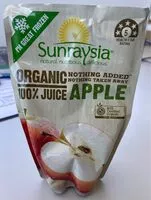 Mängden socker i Organic apple juice