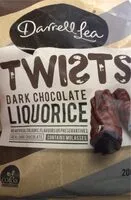 Mängden socker i Twists Dark Chocolate Liquorice
