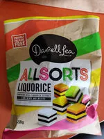 Mängden socker i Allsorts Liquorice
