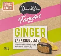 Mängden socker i Ginger dark chocolate